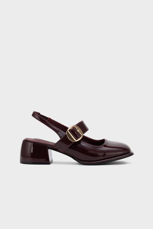 MARY JANE SLINGBACK CHUNKY HEEL - Nose