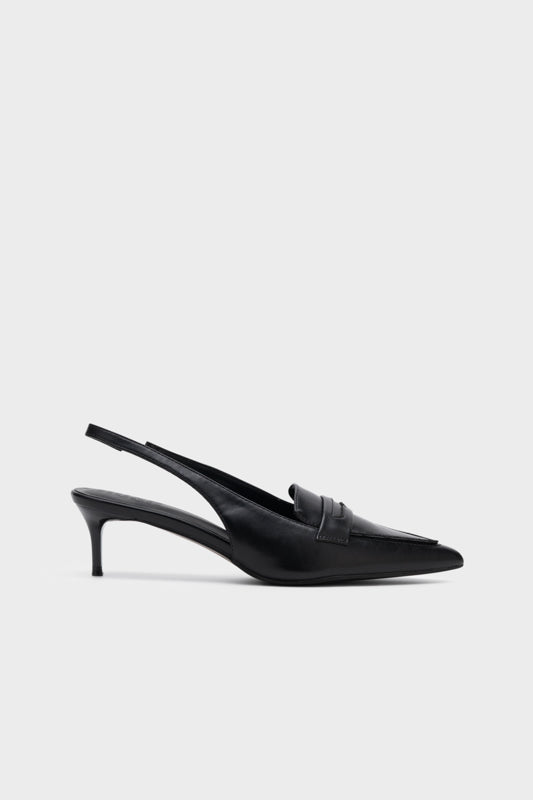 POINTY TOE SLINGBACK HEEL PUMP