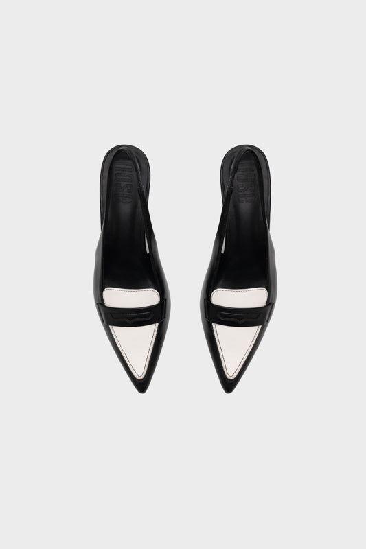 POINTY TOE SLINGBACK HEEL PUMP