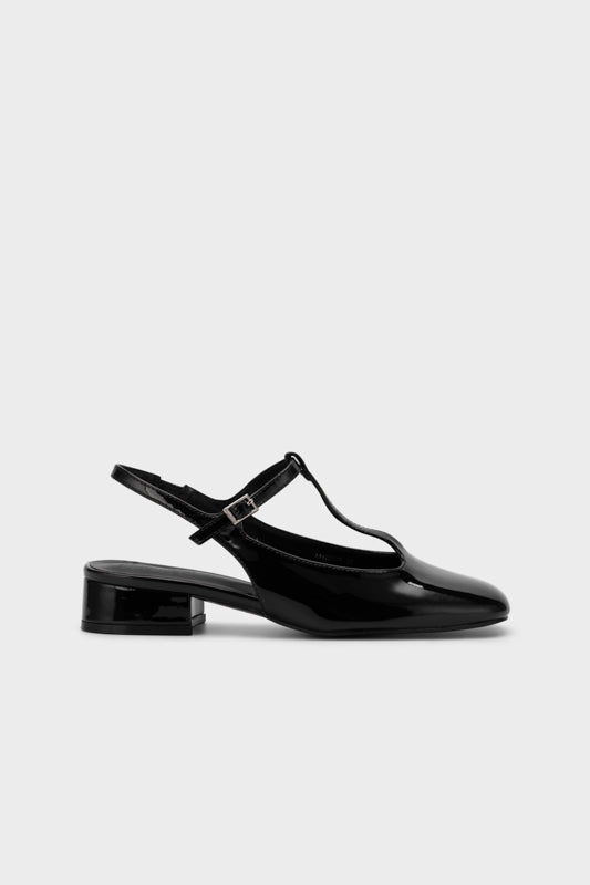 T-BAR SLINGBACK HEEL PUMP