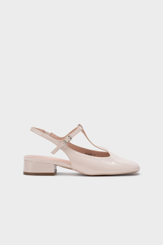 T-BAR SLINGBACK HEEL PUMP