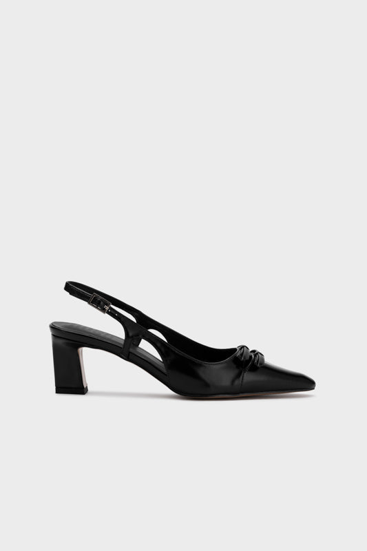 SLINGBACK HEEL WITH BOW