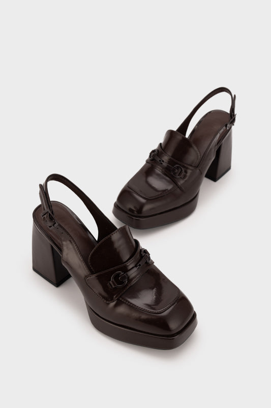 SLINGBACK PLATFORM LOAFER