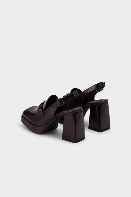 SLINGBACK PLATFORM LOAFER