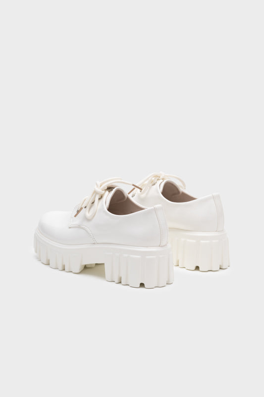 LACE UP CHUNKY PLATFORM OXFORD