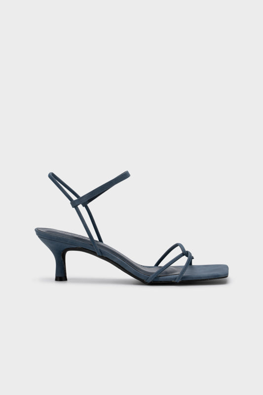 STRAPPY MID HEEL SANDAL