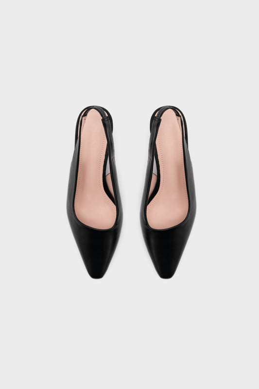 SLINGBACK COMMA SPRAY HEEL - Nose