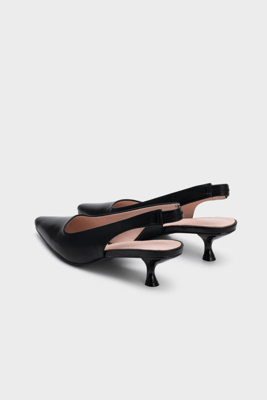 SLINGBACK COMMA SPRAY HEEL - Nose