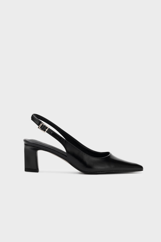 SCULPTURE SLINGBACK HEEL PUMP - Nose