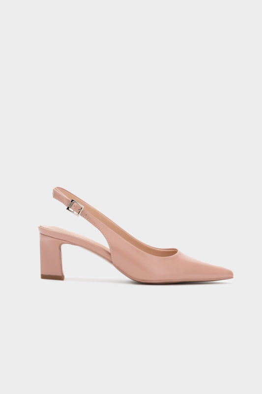 SCULPTURE SLINGBACK HEEL PUMP - Nose