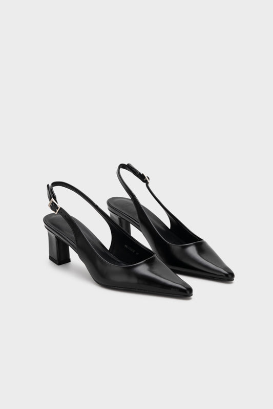 SCULPTURE SLINGBACK HEEL PUMP - Nose