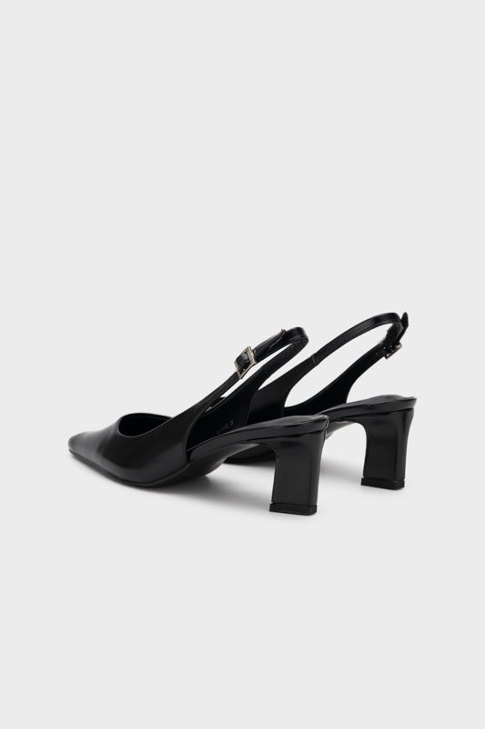 SCULPTURE SLINGBACK HEEL PUMP - Nose