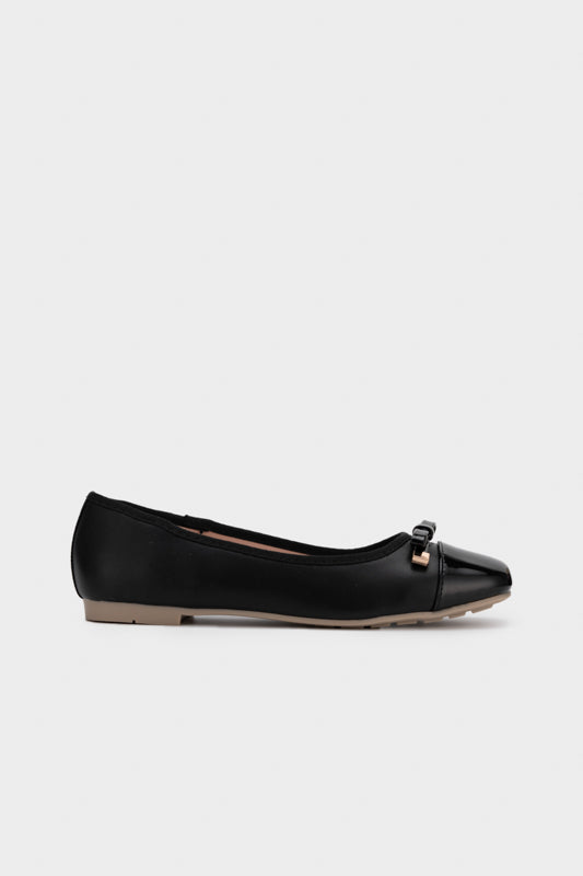 DUO TONE FLAT BALLERINA