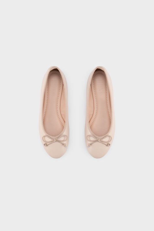 RIBBON BOW FLAT BALLET