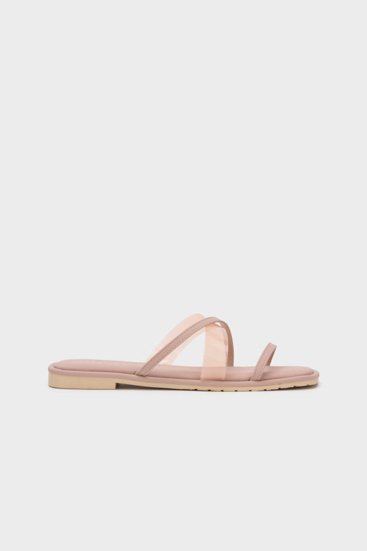 STRAPPY FLAT SLIDE