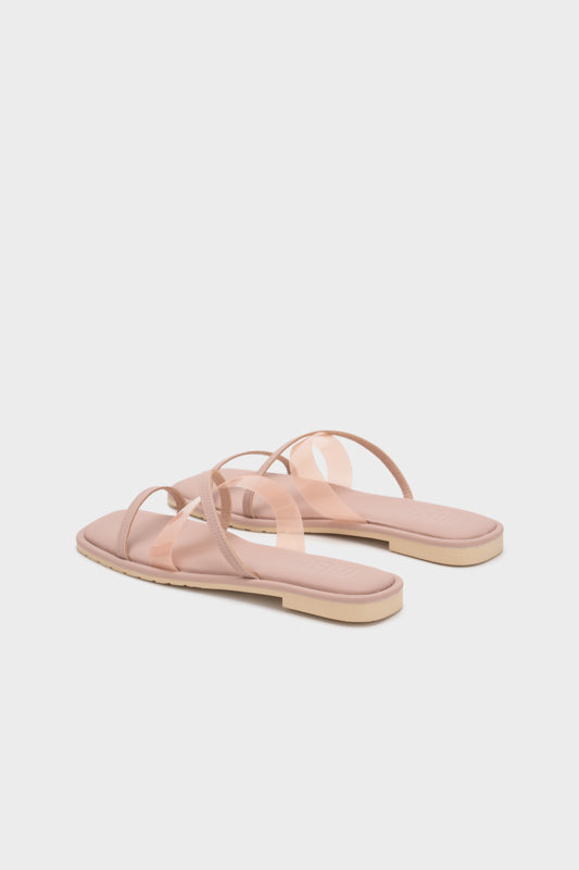 STRAPPY FLAT SLIDE