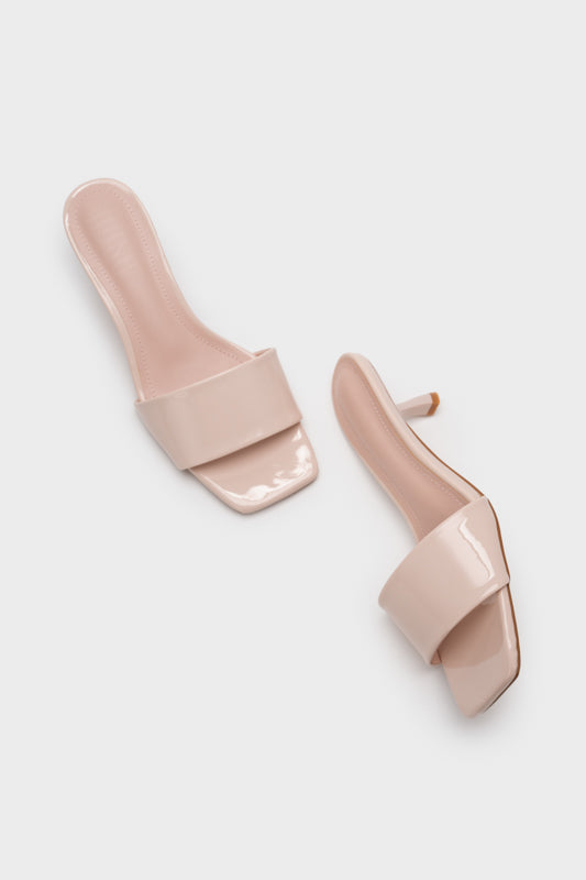 SCULPTURE SPRAY HEEL SLIDE