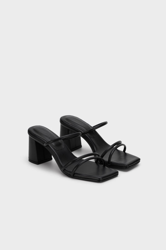 CLOUDFOAM STRAPPY BLOCK HEEL SLIDE