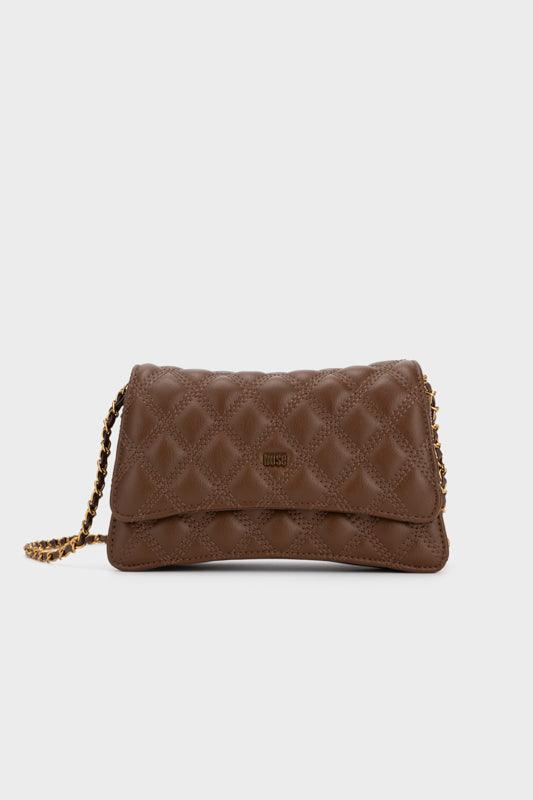 QUILTED STITCHING CROSSBODY BAG