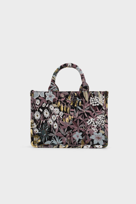 FLORAL PRINTED TOTE BAG