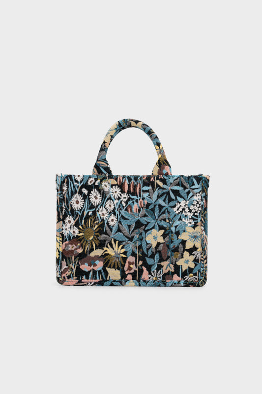 FLORAL PRINTED TOTE BAG